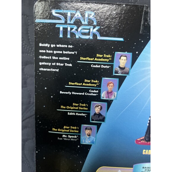 VTG 1997 Playmates Star Trek Warp Factor Series Figures Deanna Troi & Ilia Probe - Picture 10 of 12